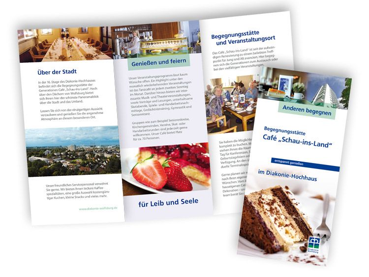 Diakonie Faltblatt