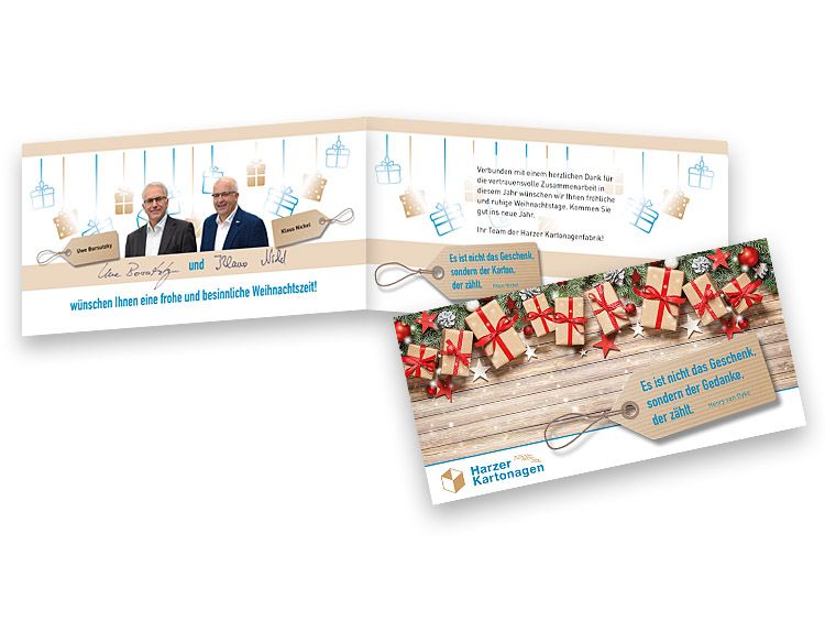 Harzer Kartonagen Grußkarte