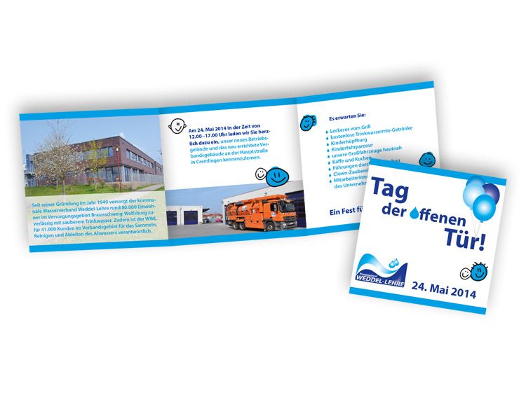 Wasserverband Weddel-Lehre Faltblatt